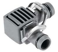 Gardena Pieza en L 13 mm Quick & Easy Blister de 2 Juntas. Con El Sistema de Conexión Quick & Easy.