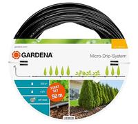 Gardena Kit d'arrosage goutte-à-goutte pour rangées de plantes L de Gardena : système d'arrosage Micro-Drip pour un arrosage en douceur des rangées de plantes (13013-20)