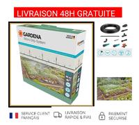 Gardena Kit Irrigation Goutte à Goutte Micro-Drip Jardin Potager 40m² Économie