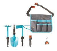 Gardena Kit Jardinage Enfant avec Sac ¿ Outils de Jardinage Enfant Pelle Rateau et Houe ¿ Jeux Jardin Enfant Exterieur Jouet Jardinage