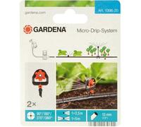 Gardena Micro-asperseur Micro-Drip-System Noir/Orange 35 x 20 x 19 cm - 2 pièces.