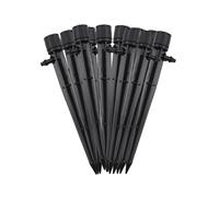 Gardena Micro Drip Lot de 50 systèmes d'irrigation de jardin à 360 degrés 8 trous réglables Système d'irrigation goutte à goutte Micro Drip System Tuyau 4/7 mm pour jardin et parterres de