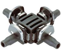 Gardena Micro-Drip-System Dérivation en croix 4,6 mm, 10pcs (3/16") 8334-20