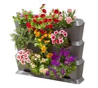Gardena NatureUp! Kit de base vertical : mur végétal pour la végétalisation verticale de balcons/terrasses/cours intérieures, kit de base de 9 plantes, résistant aux intempéries (13150-20)