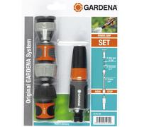 GARDENA Nécessaire de base 20/27 - Adapté tuyau Ø19mm - Compatibilité Original GARDENA System -Kit complet- Garantie 2ans