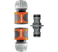 Gardena Adaptateur de tuyau 18283-20 plastique Ø13 mm (1/2") raccord enfichable jeu