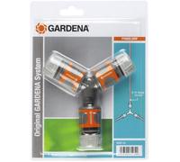 Nécessaire de dérivation GARDENA en Y pour arrosage 13 mm (1/2') et 15 mm (5/8') - 1828720