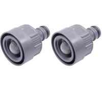 Gardena Nez de Robinet aquastop pour Pince d'eau: Kit Complet avec Pince d'eau enterrée, Pince d'eau pivotante, élément de raccordement (5327-20) (Lot de 2)