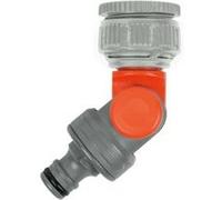 Gardena Nez de robinet coudé et articulé: raccord coudé pour robinet de 26,5mm (G 3/4'') avec filetage 33,3mm (G 1'') & 21mm (G 1/2'') avec filetage 26,5mm (G 3/4'') pivotant et orientable (2999-20)