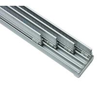 Gardena Panneau Japonais, Kit complet, Rail à 4 voies, Aluminium 31174 4,5 x 230,3 x 4,5 cm