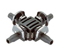 Gardena Pieza en Cruz 4,6 mm Quick & Easy Blister de 10 derivaciones. Con el sistema de conexión Quick & Easy.