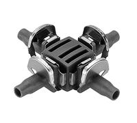 Gardena Pieza en Cruz 4,6 mm Quick & Easy Blister de 10 derivaciones. Con el sistema de conexión Quick & Easy.