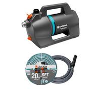 GARDENA Pompe de jardin 5200 Silent Set Pompes: 26 pourcent de débit en plus pour la même consommation d'énergie que son prédécesseur, Fonctionnement silencieux (9085-20)