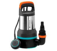 GARDENA 15000 2en1 Pompe d’évacuation pour eaux claires et aux chargées (550W/15000 l/h)