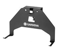 Gardena Porte-Robot Mural : Support Mural pour tous les Modèles Sileno Gardena, Protection Contre le Soleil et la Pluie, Rangement Peu Encombrant, Support Mural en Métal Gris (4042-20)