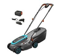 Gardena PowerMax 32/18V P4A Kit Tondeuse À Gazon Sans Fil (1x 4,0Ah) - 32 Cm