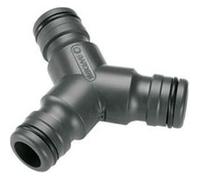 Gardena Raccord en Y 02833-20, plastique, raccord enfichable Profi-System