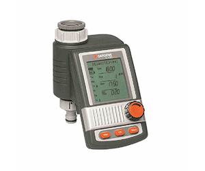 Gardena Programmateur d'arrosage MasterControl : commande automatique de l'arrosage, jusqu'à 6 arrosages par jour, jusqu'à 10 heures d'arrosage continu, affichage LC, bouton, sur pile (1864-20)