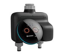 Gardena Programmateur d'arrosage smart Dual WaterControl contrôles de l’eau;intelligent: Irrigation basée sur les données*, Intégration de maison connectée* (19034-20)