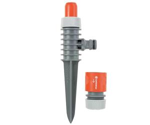 Gardena Pulvérisateur classique Action: Étagère circulaire sur Spike montée, spray fine pour une irrigation douce, simple et fermement fixable dans le sol (969-20)