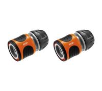 GARDENA Raccord aquastop 13 mm 1/2' 15 mm 5/8' gardena - 18213-26 (Lot de 2)