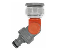 GARDENA Raccord de robinet coudé GARDENA, en vrac pour robinet d'eau de 26,5 mm (G 3/4) avec filetage de 33,3 mm (G 1), pour robinet d'eau de 21 mm (G 1/2) avec filetage de 26,5 mm (G 3/4) Quantité:1