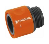 GARDENA 00917-50 plastique Raccord de transition 26,44 mm (3/4\ ) (filet ext.), raccord enfichable