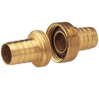 Gardena Raccord tuyau laiton 3 pièces – Raccord à vis 33,3 mm (G 1 Pouce) pour 19 mm (7152-20)