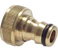 Gardena - Raccord mâle avec filetage intérieur et extérieur (raccord de robinet, adaptateur d'appareil) - Finition : laiton et plastique (G 3/4" (IG) laiton)