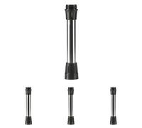 Gardena Rallonge de tube télescopique : Tube de rallonge pour pompes de citernes pluviales, 21cm, idéal pour les récipients d'eau plus longs, filetage 33,3mm (G1") / 33,3mm (G1") (1420-20) (Lot de 4)