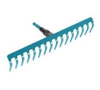 GARDENA Râteau de jardin 41cm Combisystem - Acier robuste - 16 dents Ratissage & nivellement du sol Garantie 25 ans (3179-20) G