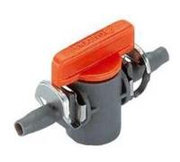 Gardena Vanne d'arrêt Micro-Drip-System 4,6 mm (3/16") 2 pièces Gris/Noir/Orange