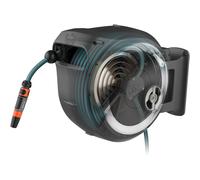 Gardena RollUp M 25 m Boîtier Mural pour Tuyau Enrouleur Automatique Orientable