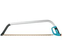 Gardena Scie arquée 760 Comfort : scie pour branches et troncs épais, tension de lame réglable, protection antirouille, lame 760 mm (8748-20)
