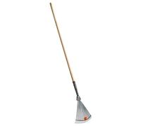 Gardena Scopa à Feuilles Réglable 30-50 cm, Manche en Bois 178cm PURELINE