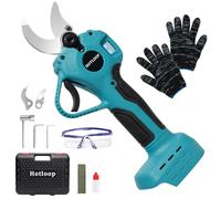 Gardena Sécateur électrique professionnel sans fil pour batterie Makita 18 V, diamètre de coupe max. 30 mm, avec 2 lames de rechange SK5, affichage LCD (sans batterie)