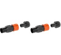 GARDENA Set de raccordement gardena - grand débit pour pompes - 19 mm 3/4' - 1752-20 (Lot de 2)