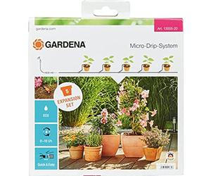 Gardena Set d'extension Pot de plante: Le système d'irrigation balcon étend son Micro-Drip à goutte à goutte à goutte à goutte à goutte à goutte à goutte à goutte