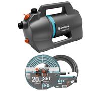 Pompe de jardin GARDENA 4100 Silent Set, Débit 4100 l/h, Hauteur de refoulement 36 m