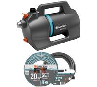 Gardena Silent 4200 Kit Pompe d'arrosage de surface + tuyau ( 4200 l/h / 600 W ) 9054-20