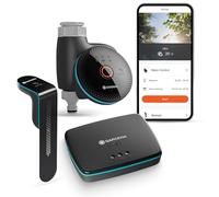 Gardena Smart Sensor Control Set de contrôle de l'eau ; Intelligent : Irrigation basée sur Les données*, intégration Intelligente de la Maison*, capteur d'humidité du Sol Inclus, Technologie de Valve