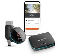 Gardena Smart Water Control Set de contrôle de l'eau ; Intelligent : Irrigation basée sur Les données*, intégration Intelligente de la Maison*, arrosage Intelligent, Technologie de vanne, passerelle