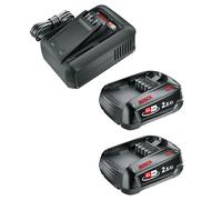 Gardena Kit de démarrage P4A QC AL 18V 44 + 2x2,5Ah - Batteries et chargeurs, Charge rapide