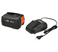 Gardena Starter kit P4A PBA 18V/72 + AL 1830 CV : Pour tous les appareils courant Power For All, temps de charge de 95 minutes, fonction Ready to Go, 4,0 Ah (14907-20)