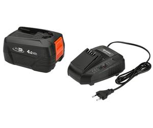 Gardena Starter kit P4A PBA 18V/72 + AL 1830 CV : Pour tous les appareils courant Power For All, temps de charge de 95 minutes, fonction Ready to Go, 4,0 Ah (14907-20)