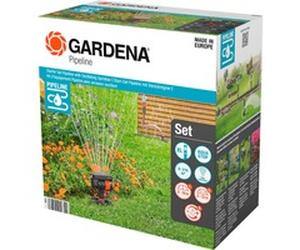GARDENA Starter Set Pipeline with Oscillating Sprinkler, Robinet