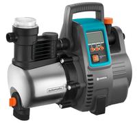 GARDENA Station de pompage 6000/6E LCD Inox Premium : pompe domestique, débit de 6 000 l/h, moteur de 1 300 W, affichage LC, corps en acier inoxydable de qualité (1760-20)