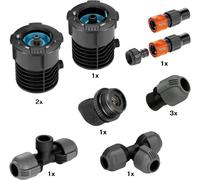 GARDENA système Sprinkler 08270-20 Kit de démarrage Pipeline raccord enfichable