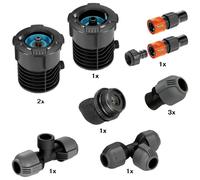 GARDENA système Sprinkler 08270-20 Kit de démarrage Pipeline raccord enfichable