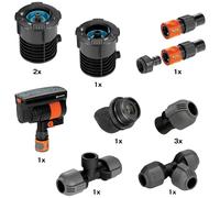 GARDENA système Sprinkler 08272-20 Kit de démarrage arroseur oscillant Pipeline